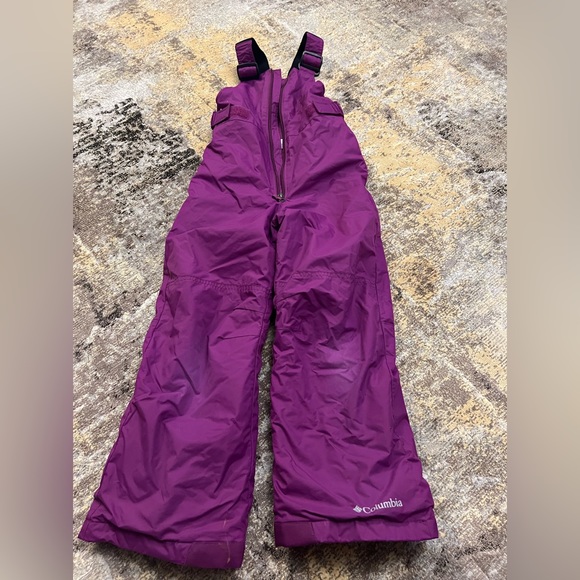 SOLD.Columbia girl snow bib/ pants (XS /5-6X) - Picture 2 of 5
